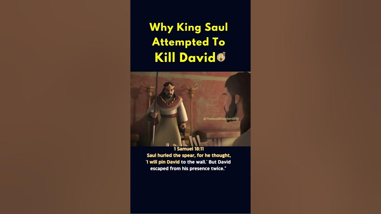Why King Saul REALLY Attempted To Kill David 👹😱 #shorts #youtube #catholic #bible #fypシ