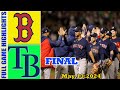 Boston Red Sox vs  Tampa Bay Rays FULL GAME HIGHLIGHTS 051324 MLB   Season 2024