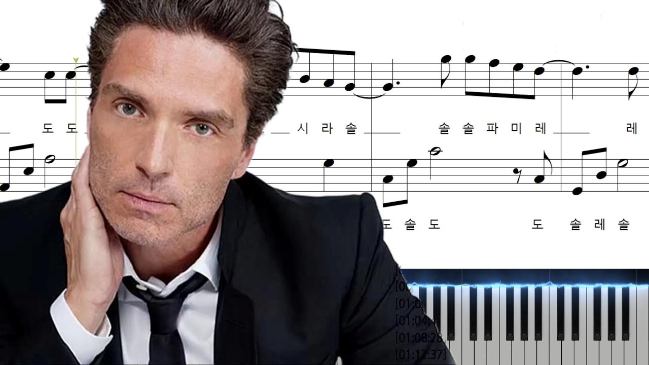 리차드 막스ㅣRichard Marx - Right Here Waitingㅣ쉬운 계이름 피아노악보