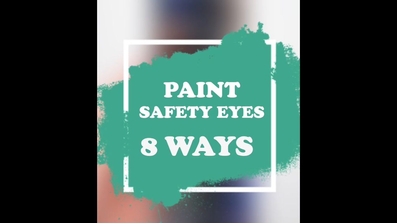 How to Paint Safety Eyes for Amigurumi | Custom DIY Tutorial