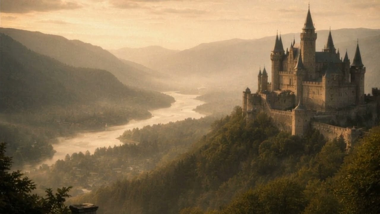 Medieval Castle Ambience 432Hz   Peaceful Lute & Harp for Sleep & Focus 1 Hour