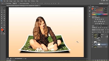 Creating a 3d popup image out of an ordinary photograph | Photoshop tutorial