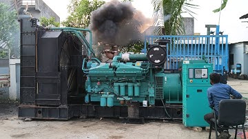 1010 kva DG set Cummins starting #genset #dieselengin #machine #cummins #longvideo #genset #diesel