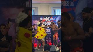Uncle pizza throws pizza at yuddygang at misfits 006 weigh in