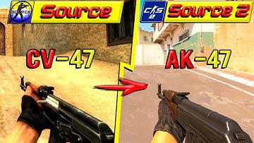 All weapons reload comparison (CS 1.6, CS Source, CS GO, CS 2)