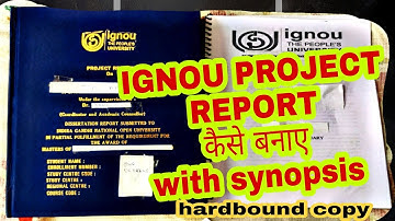 FINAL PROJECT PROPOSAL IGNOU | Kaise banaye ignou ka project process