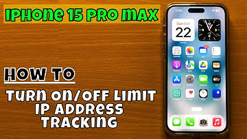 How to Turn On/Off Limit IP Address Tracking iPhone 15 Pro Max