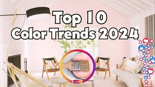 10 Best Color Trends for 2024 - Must See Paint Colors 🎨✨
