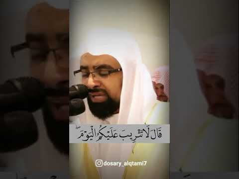قال لا تثريب عليكم اليوم قرآنيات قصيرة بصوت ناصر القطامي