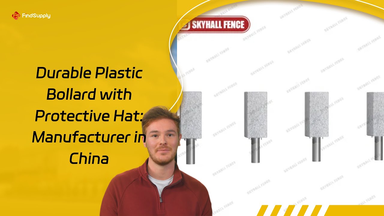 Durable Plastic Bollard with Protective Hat: Manufacturer in China