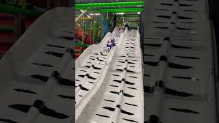 Giant zebra slides indoor playground for kids video #playground #fun #slide #videoforkid #giantslide