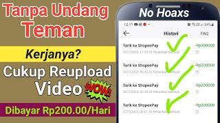 Cara menghasilkan uang dari snack video Rp200.000 / Hari - Cukup upload video