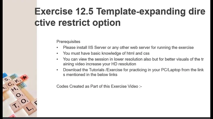 Angularjs Tutorial 12.5 Template-expanding directive restrict option (Session 12 Directives)