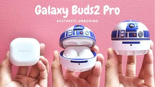 Samsung Galaxy Buds2 Pro White - Accessories | Aesthetic Unboxing