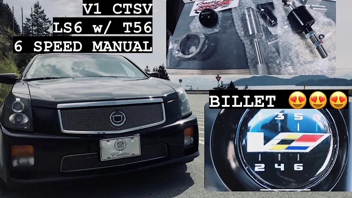 V1  CTS-V GETS BILLET SHORT THROW SHIFTER & POLY BUSHINGS 💥