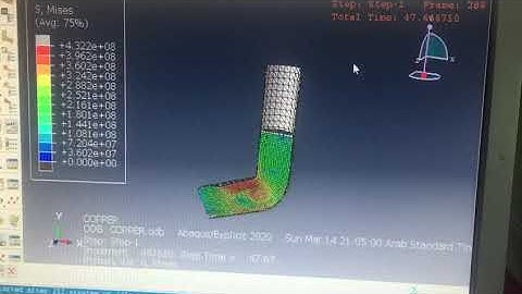 Simulation of Equal Channel  Angular Pressing (ECAP) of Copper, Single Pass Process