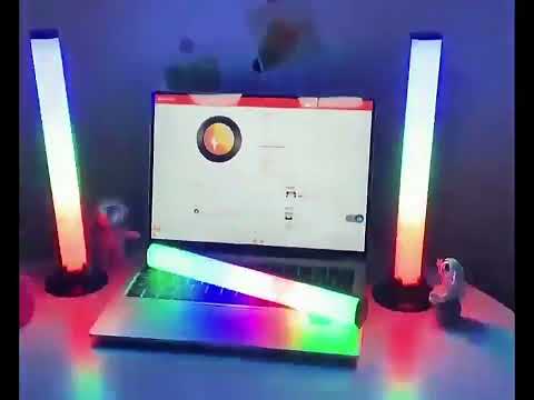 LED Pickup Light RGB Sound Control Symphony Lamp App Control Rhythm Lights Ambient LED Lamp Bar TV