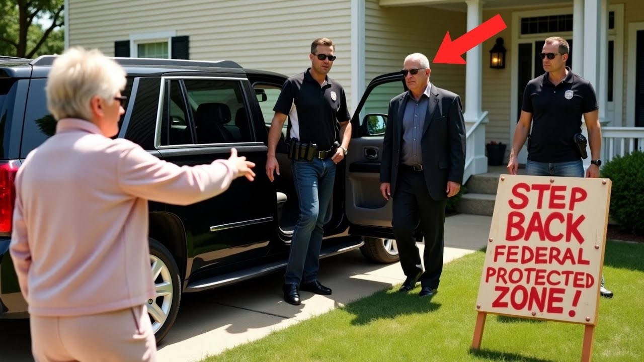Karen Told Me to Get Off “Her” Lawn — Then the Secret Service Stepped Out