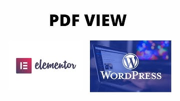How to create pdf view in WordPress with Elementor