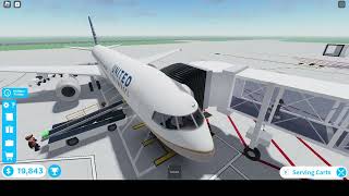 United Flight 5846 from Robloxia to NYC on the B757-200 (Cabin Crew Simulator)