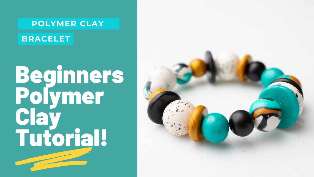 Polymer Clay Bracelet Beginner Tutorial 