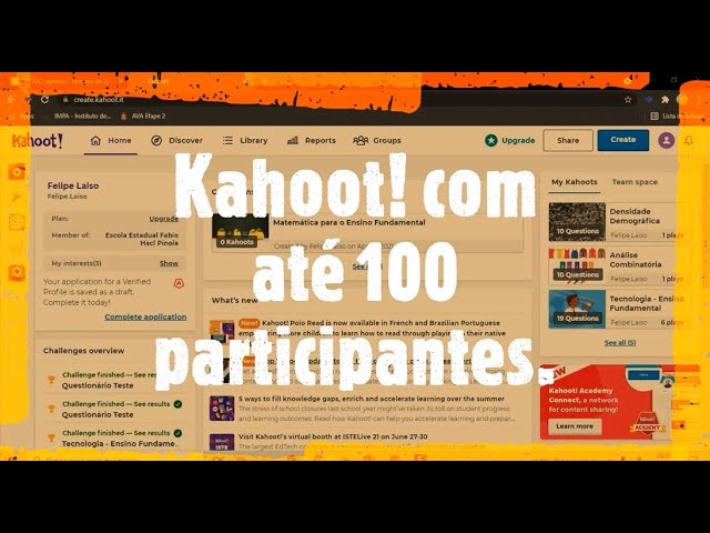 Quantos jogadores podem jogar um kahoot? – Centro de ajuda