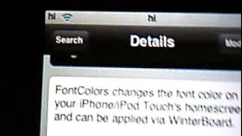 How to Change Font Color on Ipod Touch