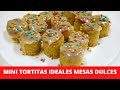 MINI TORTITAS PARA MESA DULCE/ RECETA FACIL