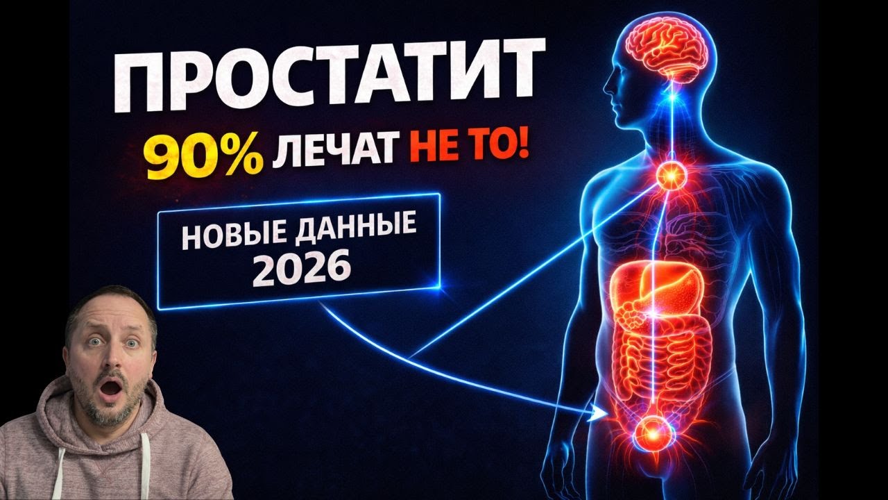 ПРОСТАТИТ 2026: Мировые исследования, которые меня шокировали. 90% лечат не то!
