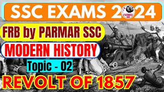 MODERN HISTORY FOR SSC | REVOLT OF 1857 | PARMAR SSC