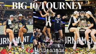 IOWA WBB  BIG TEN TOURNEY VLOG WOOOO #CHAMPS