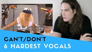 Voice Teacher Reacts to 6 HARDEST Vocals Singers CAN'T\/DON'T Sing ANYMORE