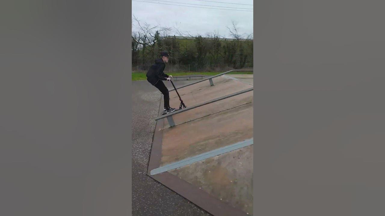 Scooter ramp. 'Leap of faith' Scooter ramp. 'Leap of faith'
