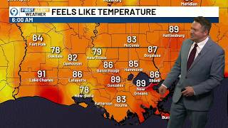 Another heat advisory, but some relief on the way