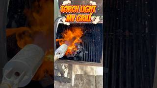 This is how I light my grill