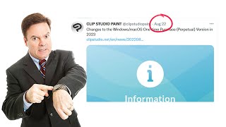 Clip Studio Paint STILL ghosting it's users on social media. What's next? by Brian Shearer 2,874 views 1 year ago 2 minutes, 39 seconds
