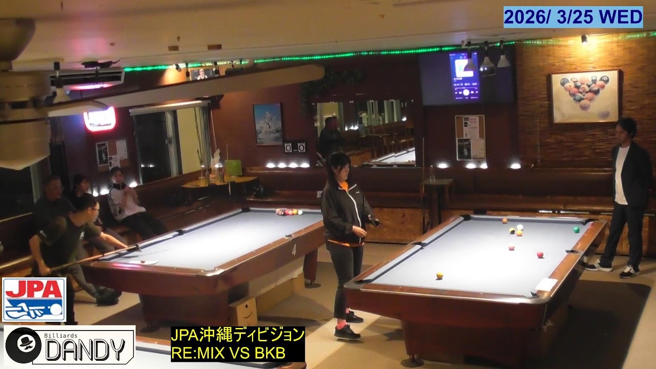 3月25日 WED JPA沖縄ディビジョン RE:MIX VS BKB - YouTube