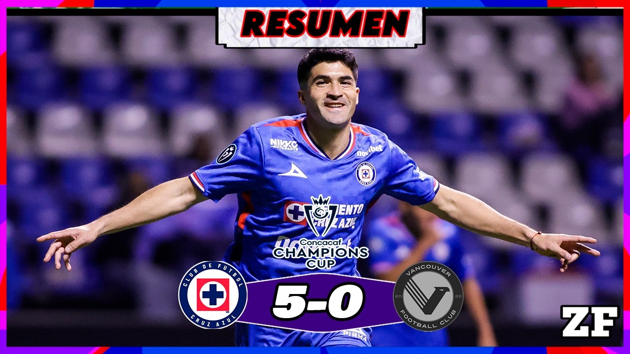 ASI FUE LA INCREIBLE GOLEADA DE CRUZ AZUL EN LIGA  CAMPEONES CONCACAF 2026 16VOS DE FINAL 🏆 ZONA FUT