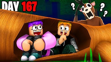 We Survived In A LOG for 99 Nights in the Forest...!?