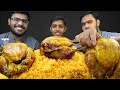 Arabic food whole chicken shawaya with bukhari rice     