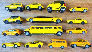 Cool Yellow Diecast Model Cars From The Floor - Yellow Diecast Cars