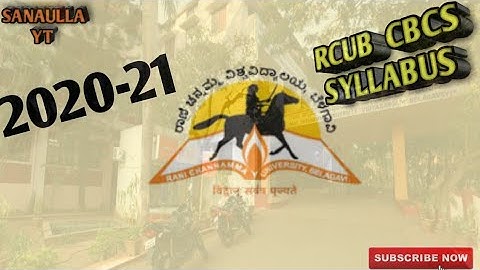 RCUB B.Sc CBCS Syllabus Academic Year 2020-21   #Physics #RCUB #Syllabus #semester