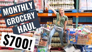 GIANT $700 MONTHLY GROCERY HAUL! | Target Haul \& Costco Haul for the Month!