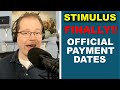 FINALLY!! Official Stimulus Payment Dates [SSI, SSDI, VA] [March 31st]