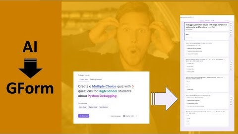 Conker AI writes Google Forms quizzes for you