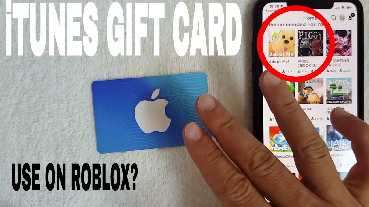 Can You Use Itunes App Store Gift Card On Roblox Youtube - how do i redeem a roblox gift card on the app