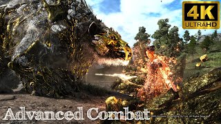FORSPOKEN [ DEMO ] Advanced Combat Gameplay | Magic Parkour | HARD MODE | Giant Bear Fight screenshot 3