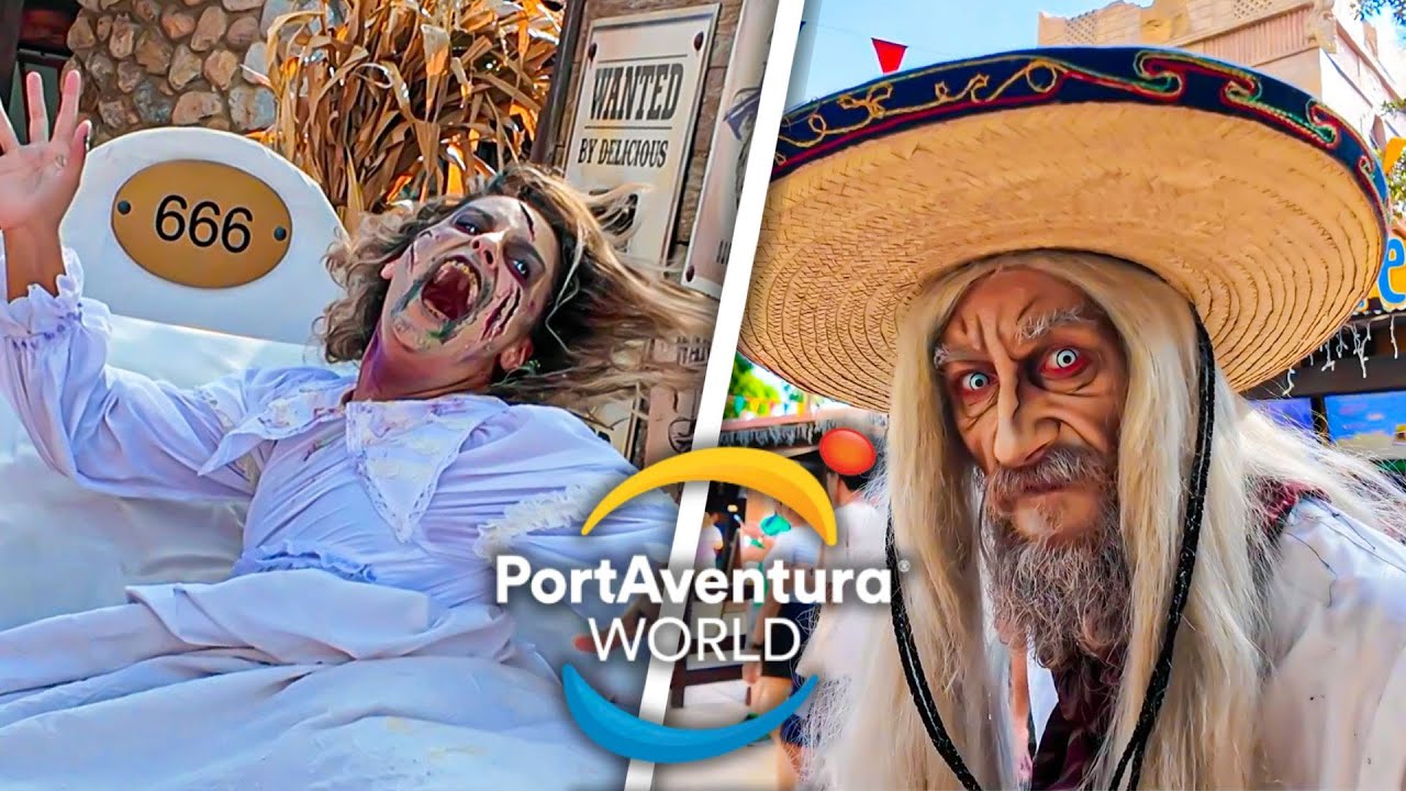 ¡Los MONSTRUOS invaden PORTAVENTURA! 🎃 Halloween 2025