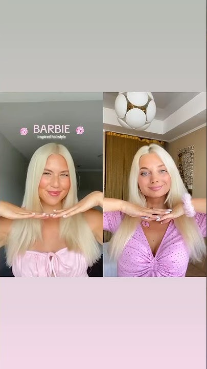 Прическа Барби, идеи причесок 👱🏼‍♀️🎀 - YouTube