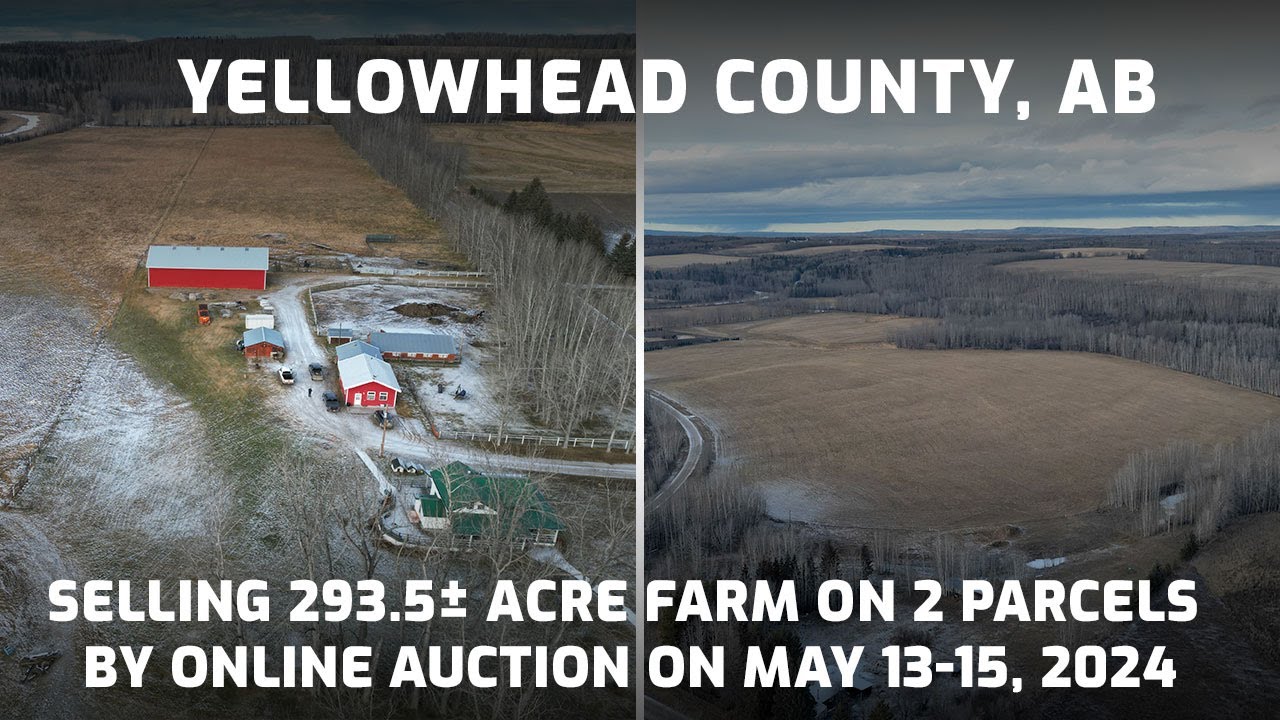 Yellowhead County, AB Selling a 293.5± Acre Farm on two parcels by